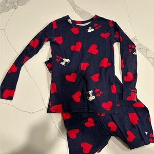 Gap Kids Peanuts Heart PJs-6y